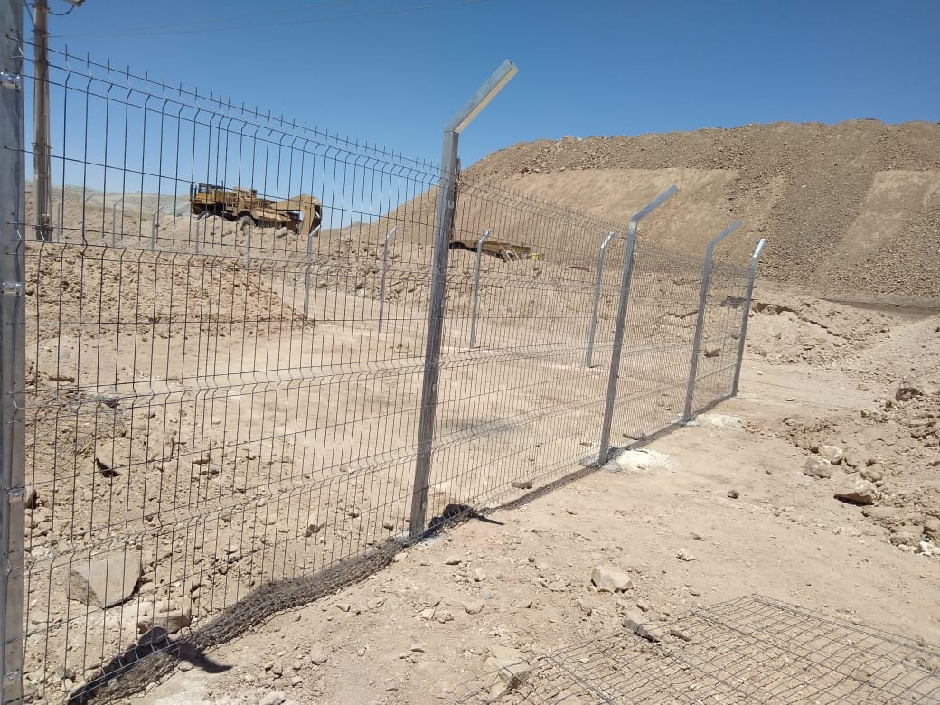 Cierre perimetral en faena